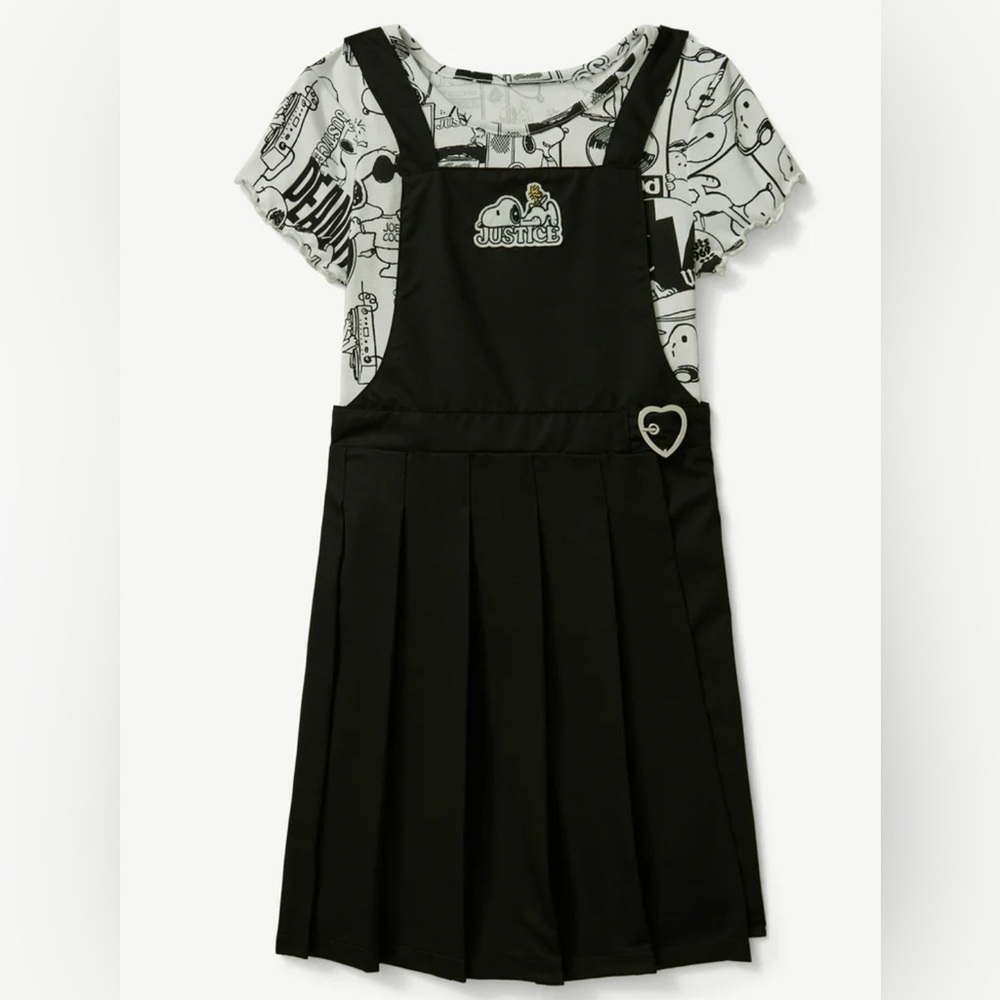 Justice Girls Snoopy Dress, Size 12/14 no underneath shirt included